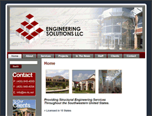 Tablet Screenshot of engineeringsolutionsllc.net
